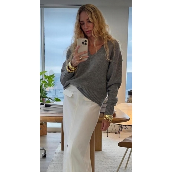 J.Crew Collection tuxedo maxi skirt in wool - Picture 6 of 16